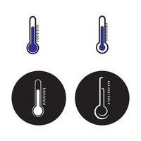 termometer logotyp illustration design vektor