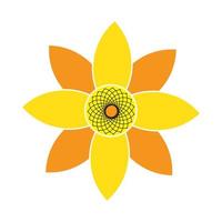 Sonnenblumen-Logo-Symbol-Vektor-illustration vektor