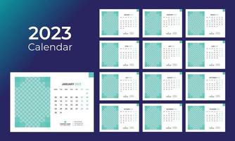 Tischkalender 2023 vektor