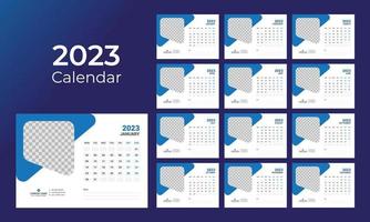 Tischkalender 2023 vektor