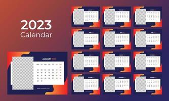 Tischkalender 2023 vektor