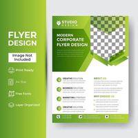 business flyer corporate flyer mall geometrisk form vektor