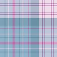 nahtloses muster in dezenten blauen und rosa farben für karierte, stoffe, textilien, kleidung, tischdecken und andere dinge. Vektorbild. vektor