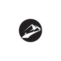 bergblick logo vektor symbol illustration