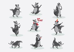 Gratis Honey Badger Vector