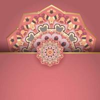 elegant mandala bakgrundsdesign vektor