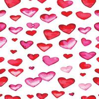 Herzmuster, Vektor nahtloser Hintergrund. kann für hochzeitseinladung, karte zum valentinstag oder karte über die liebe verwendet werden.