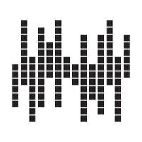 ljud Vinka musik logotyp vektor mall