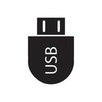 USB-Datenübertragungslogo vektor