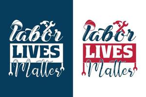 Happy Labour Day May Day Feier am 1. Mai Vektortypografie-Vorlage und T-Shirt-Design vektor