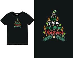 Frohe Weihnachten Tagest-shirt vektor