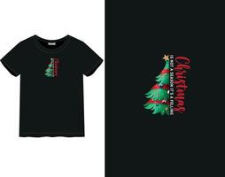 Frohe Weihnachten Tagest-shirt vektor