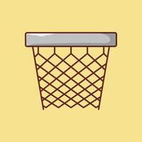 basket vektor illustration på en bakgrund. premium kvalitet symbols.vector ikoner för koncept och grafisk design.