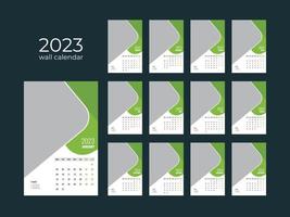 Wandkalender 2023 vektor