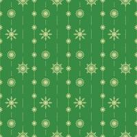 hand dragen sticka glad jul eller xmas sömlös snöflinga design mönster. festlig vinter- textur. vektor