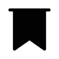 bokmärke ikon med band i svart översikt stil vektor