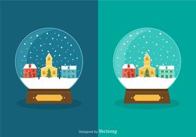 Free Vector Winter Schnee Globen