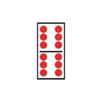 Domino-Symbol-Logo vektor