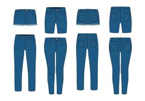Free Blue Jeans Vektor