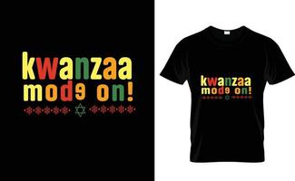 kwanzaa hergestellt auf… kundenspezifischem T-Shirt vektor
