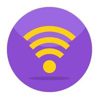 ett ikon design av wiFi signal vektor