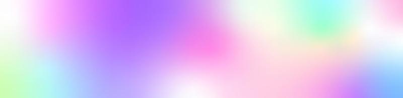 horizontaler unscharfer hintergrund in lila farbe. mehrfarbiger Farbverlauf Pastell lila, pink und grün. vektorillustration futuristischer fließender flecken. vektor