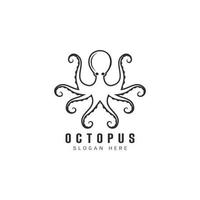 Oktopus-Vektor-Logo vektor