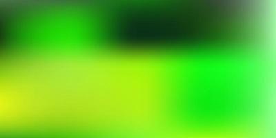 ljusgrön, gul suddighetsbakgrund för vektor. vektor