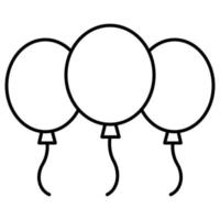 Ballons, die leicht geändert oder bearbeitet werden können vektor
