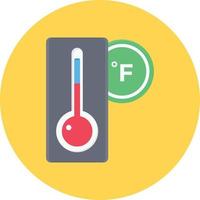 temperatur Fahrenheit vektor illustration på en bakgrund.premium kvalitet symbols.vector ikoner för begrepp och grafisk design.