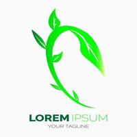 eco grön, grön te, gå grön, naturlig, värld grön logotyper. vektor illustration av logotyper. blad illustration mall logotyper. blad ikoner vektor