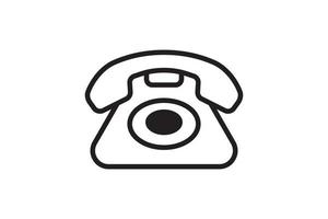 Telefonsymbol anrufen. Kommunikations- und Unterstützungsvektorsymbol. Telefon Zeichen. vektor