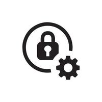 cyber säkerhet och Integritet begrepp till skydda data låsa ikon och internet nätverk säkerhet teknologi affärsman ikon. vektor