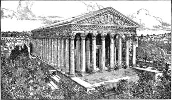 la madeleine, årgång illustration. vektor