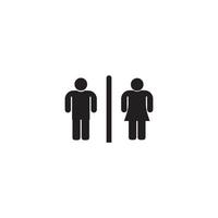 toalett ikon vektor design
