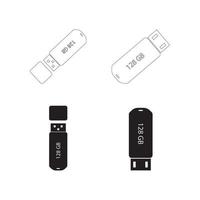 uSB data överföra logotyp vektor