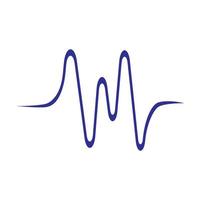 Logo für Schallwellenmusik vektor