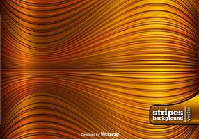 Golden Wavy Lines Abstrakt Hintergrund vektor