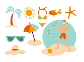 Freie Beach Summer Vectors