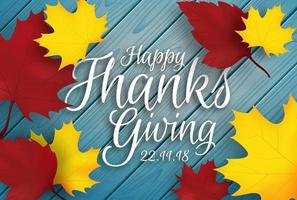 Thanksgiving Day-Banner. Herbstbanner vektor