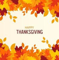 Thanksgiving Day-Banner. Herbstbanner vektor