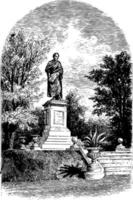 statue von benton vintage illustration vektor