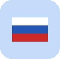Russische Flagge, Illustration, Vektor, auf weißem Hintergrund. vektor