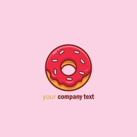 Donut-Logo für Shop vektor
