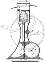 centrifugal separator årgång illustration. vektor