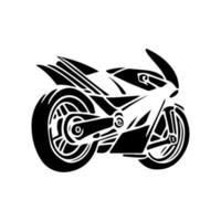 motorcykel logotyp vektor. vektor