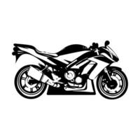 motorcykel logotyp vektor. vektor