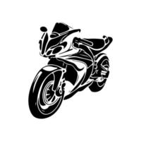 motorcykel logotyp vektor. vektor