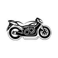 motorcykel logotyp vektor. vektor