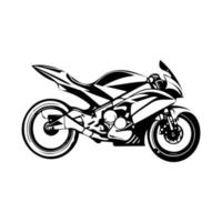 motorcykel logotyp vektor. vektor